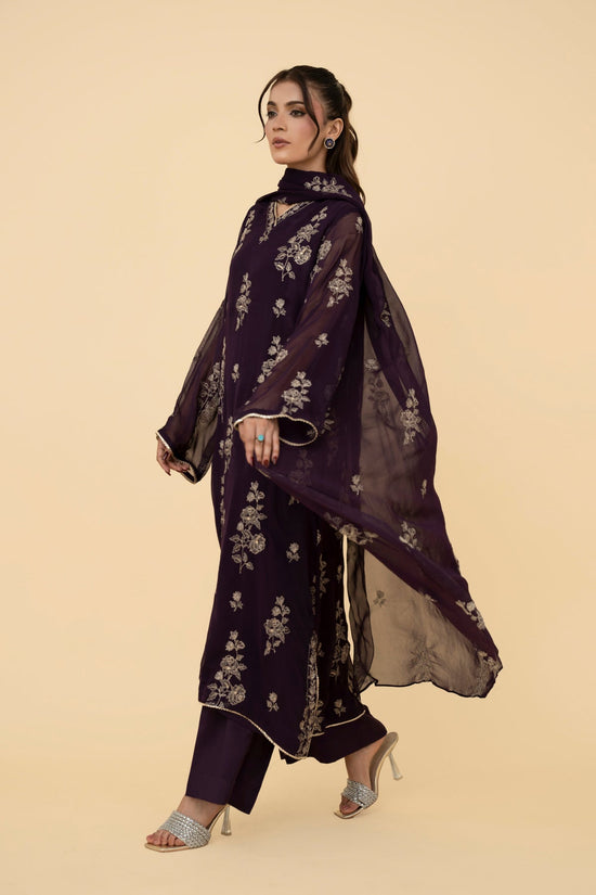 EMBROIDERED & EMBELISHED CHIFFON 3 PCS (UNSTITCHED)