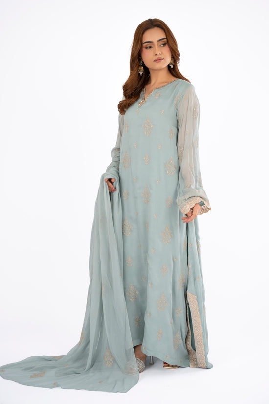 EMBROIDERED & EMBELISHED CHIFFON 3 PCS (UNSTITCHED)