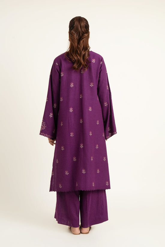 EMBROIDERED COTTON KARANDI 2 PCS (UNSTITCHED)