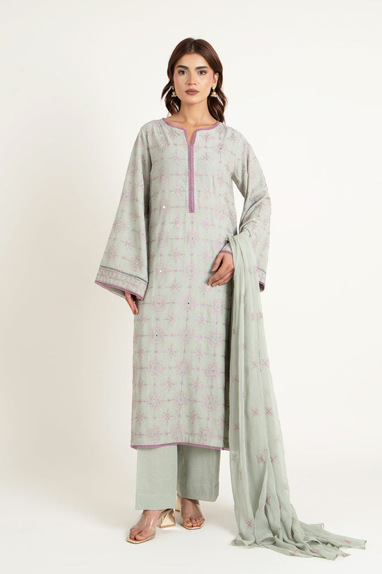 EMBROIDERED & EMBELISHED KARANDI LAWN 3 PCS (UNSTITCHED)