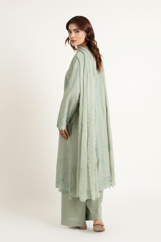 EMBROIDERED SLUB KHADDAR 3 PCS (UNSTITCHED)