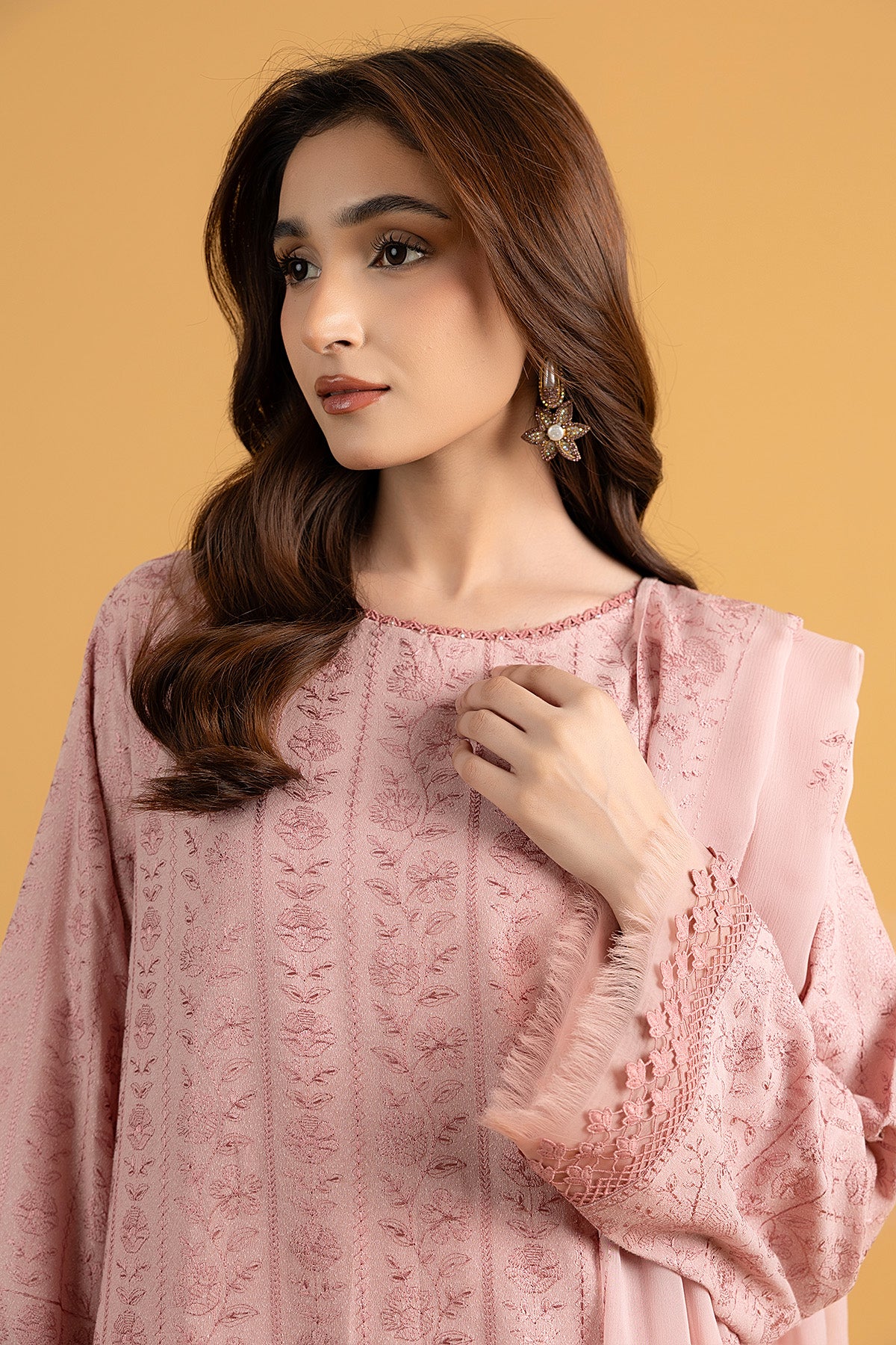 EMBROIDERED KARANDI LAWN 3 PCS (UNSTITCHED)