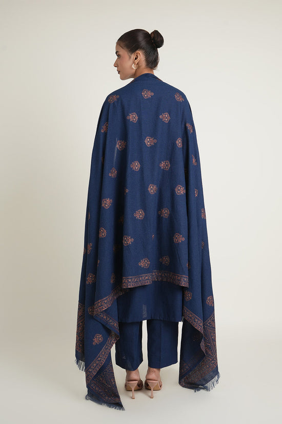 EMBROIDERED KARANDI LAWN SHAWL 1 PCS