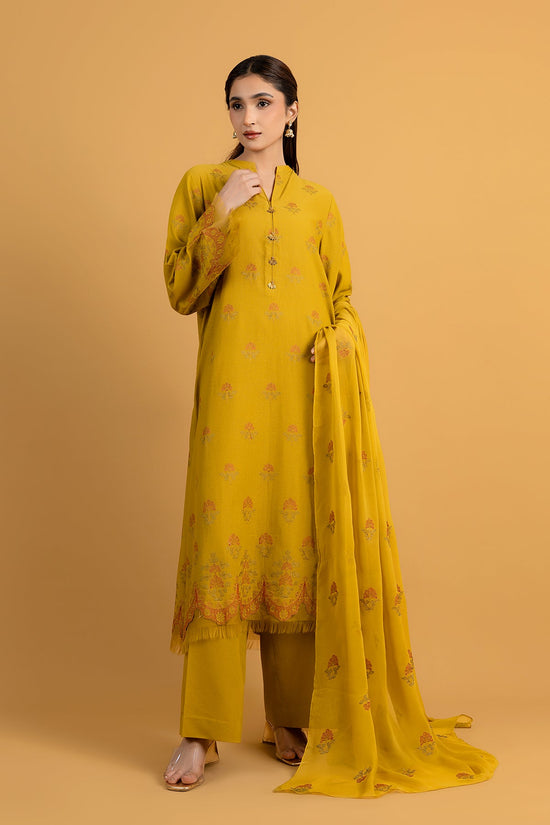EMBROIDERED KARANDI LAWN 3 PCS (UNSTITCHED)