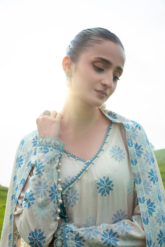 EMBROIDERED KARANDI LAWN SHAWL 1 PCS