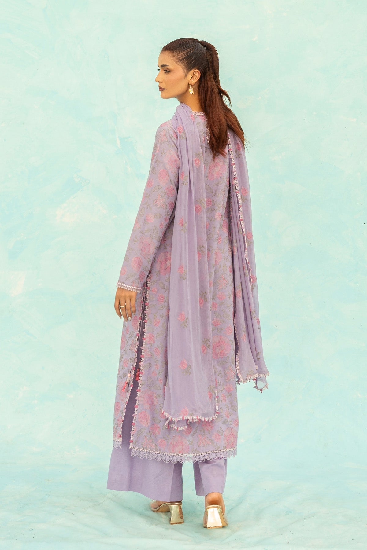 EMBROIDERED SLUB KHADDAR 3 PCS (UNSTITCHED)