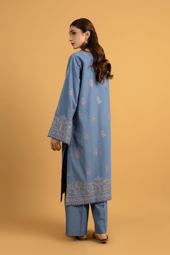 EMBROIDERED SLUB KHADDAR 2 PCS (UNSTITCHED)