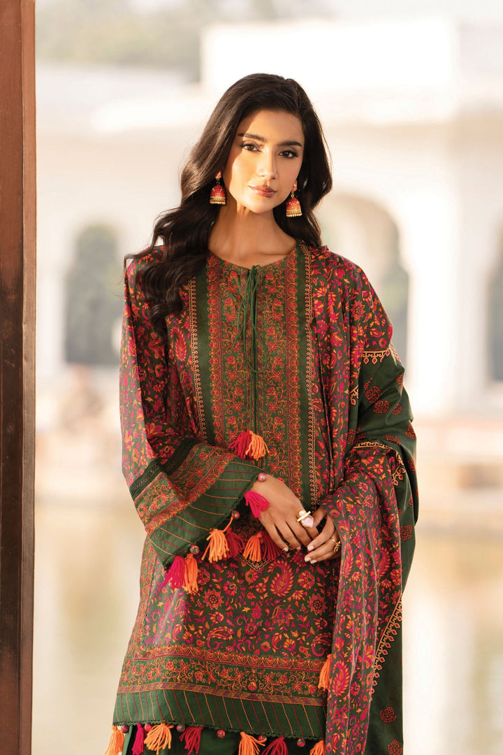 PRINTED & EMBROIDERED LAWN 3 PCS (UNSTITCHED)