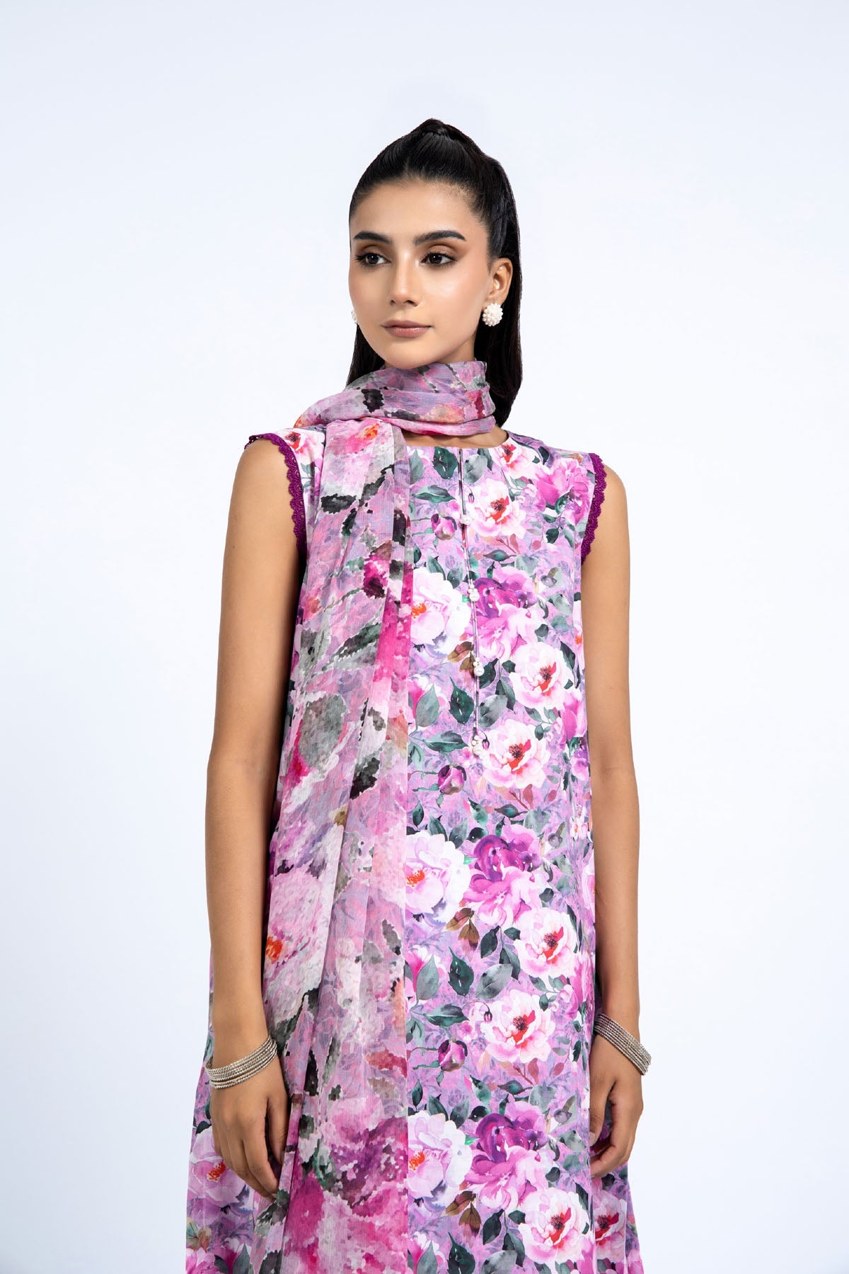 PRINTED CAMBRIC 3 PCS (UNSTITCHED)