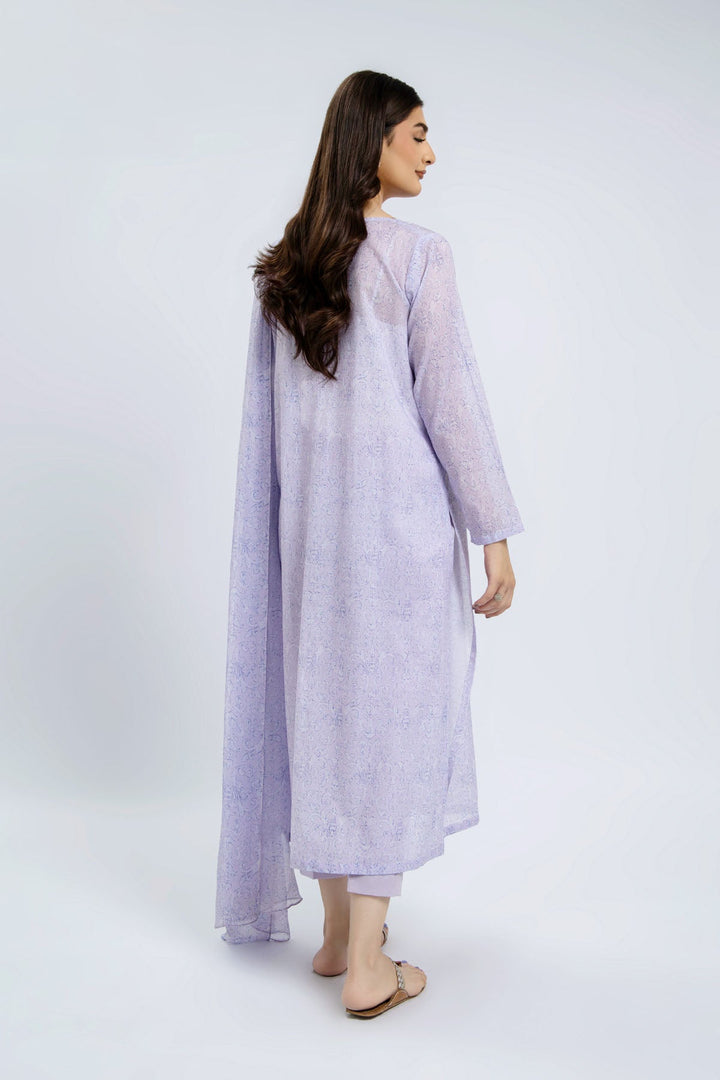 PRINTED & EMBROIDERED LAWN 3 PCS (UNSTITCHED)