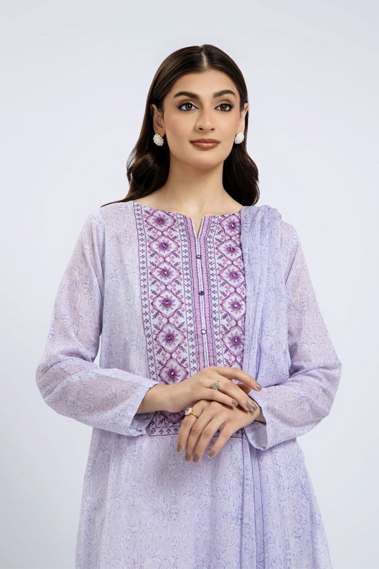 PRINTED & EMBROIDERED LAWN 3 PCS (UNSTITCHED)