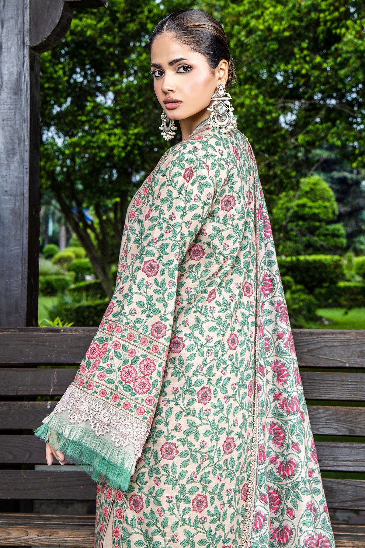 PRINTED SLUB KHADDAR 3 PCS (UNSTITCHED)