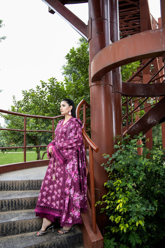 PRINTED SLUB KHADDAR 3 PCS (UNSTITCHED)