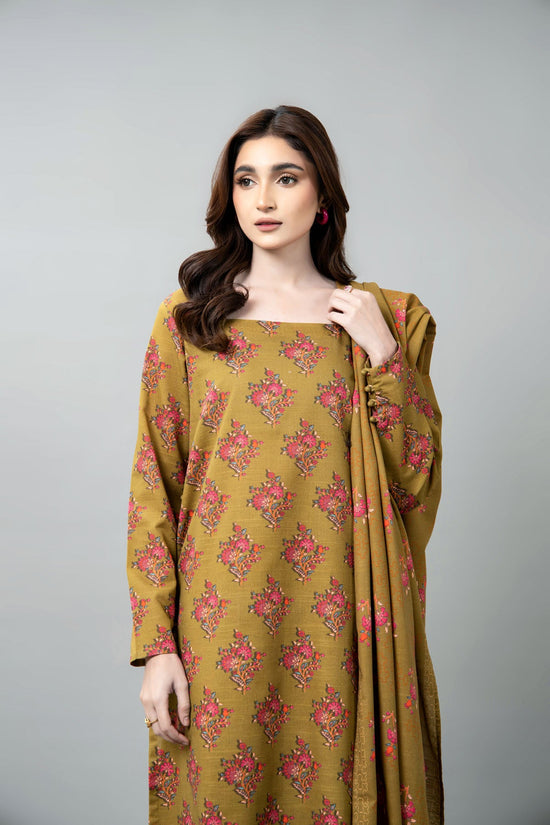 PRINTED SLUB KHADDAR 3 PCS (UNSTITCHED)