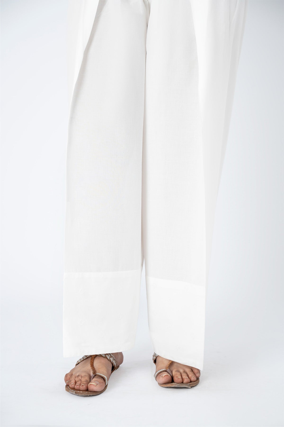EMBROIDERED CAMBRIC SHALWAR