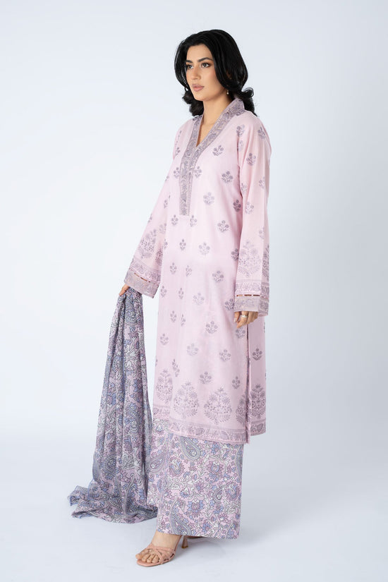 EMBROIDERED & PRINTED LAWN 3 PCS (UNSTITCHED)