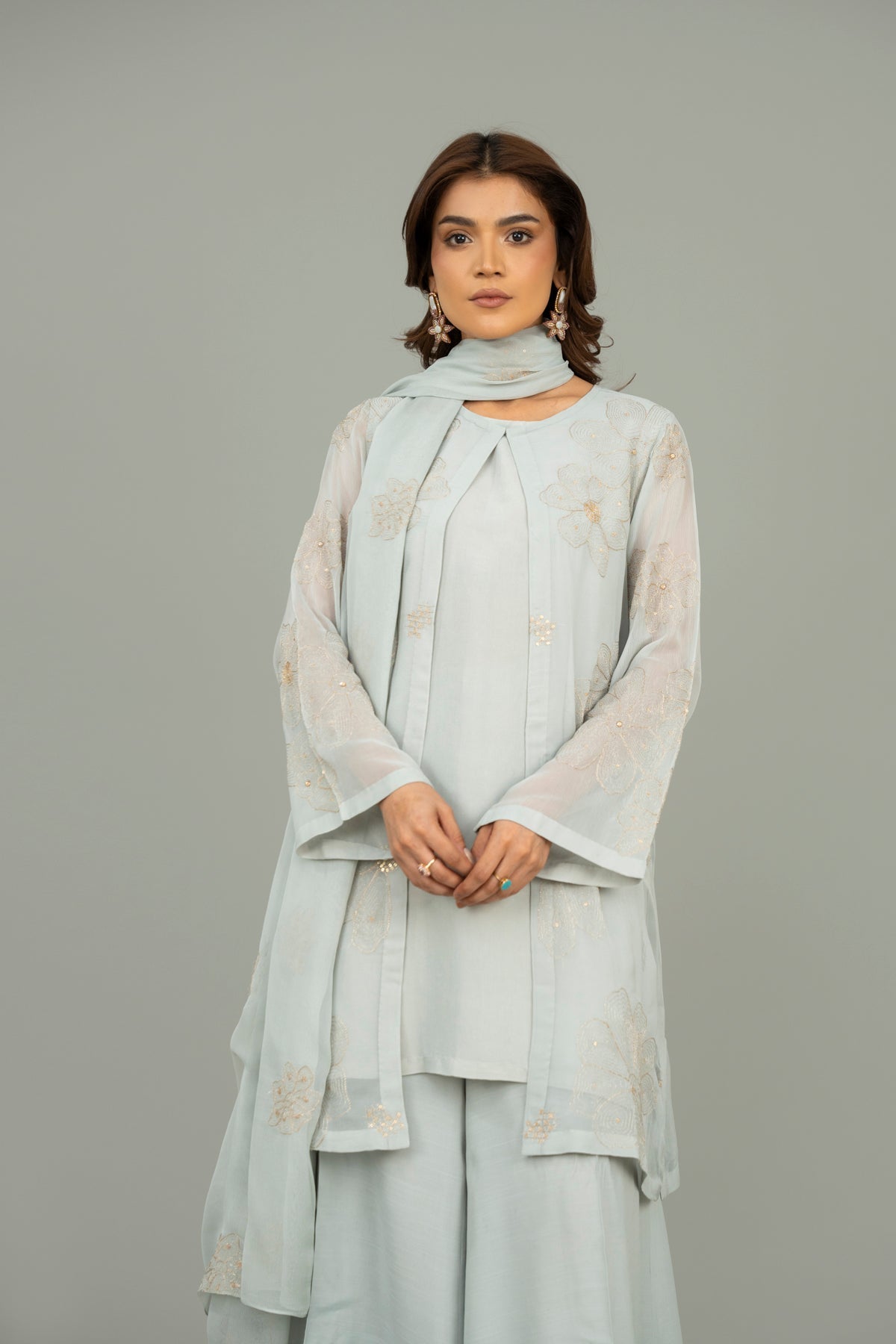 PRET EMBROIDERED & EMBELISHED CHIFFON 3 PCS
