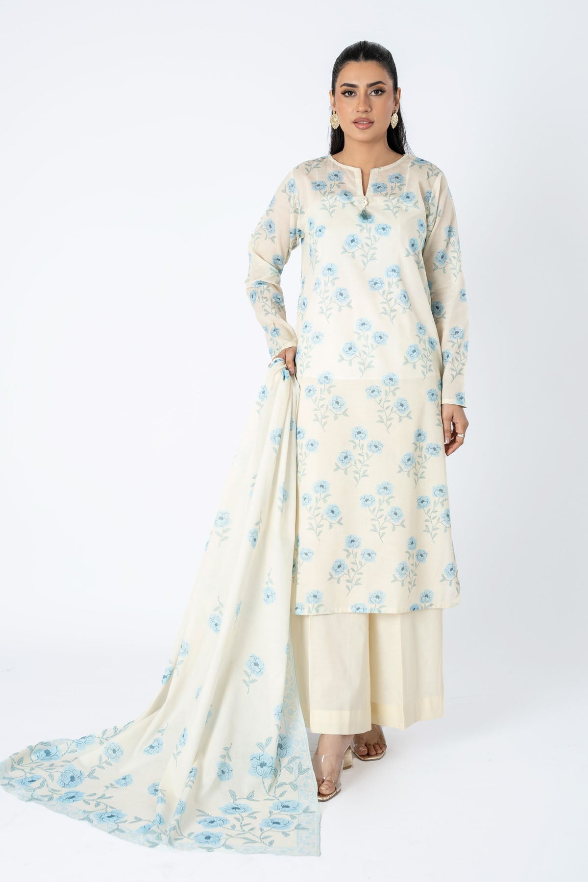 PRET PRINTED LAWN 3 PCS