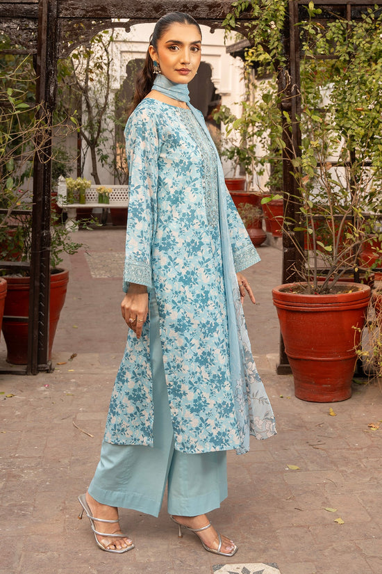 PRET EMBROIDERED & PRINTED LAWN 3 PCS