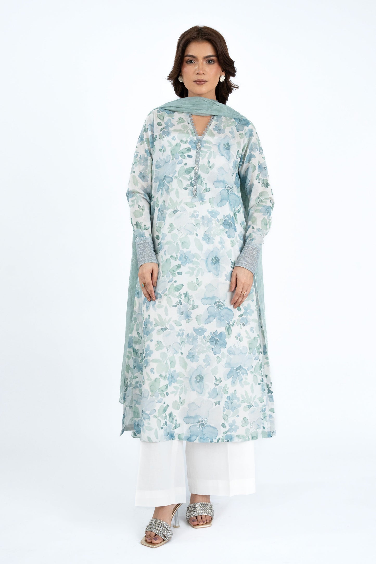 PRINTED & EMBROIDERED LAWN 2 PCS (UNSTITCHED)