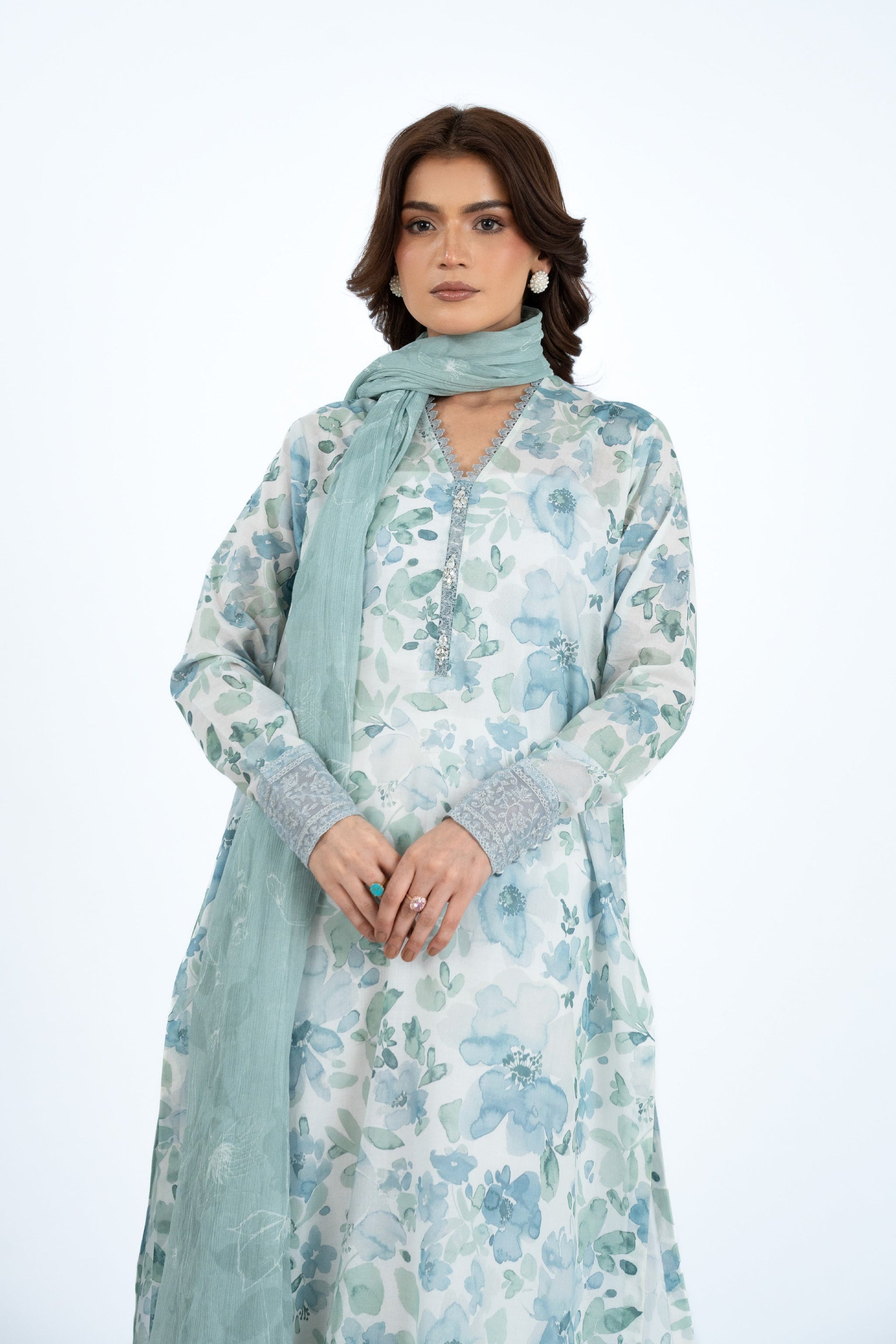 PRINTED & EMBROIDERED LAWN 2 PCS (UNSTITCHED)