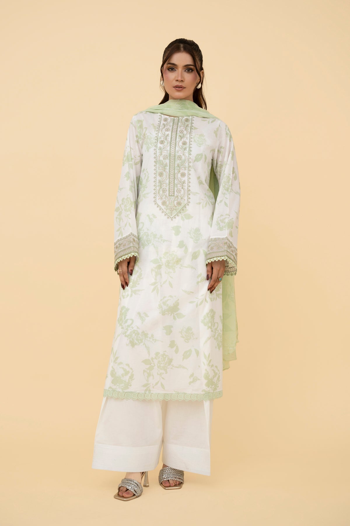 PRINTED & EMBROIDERED LAWN 2 PCS (UNSTITCHED)