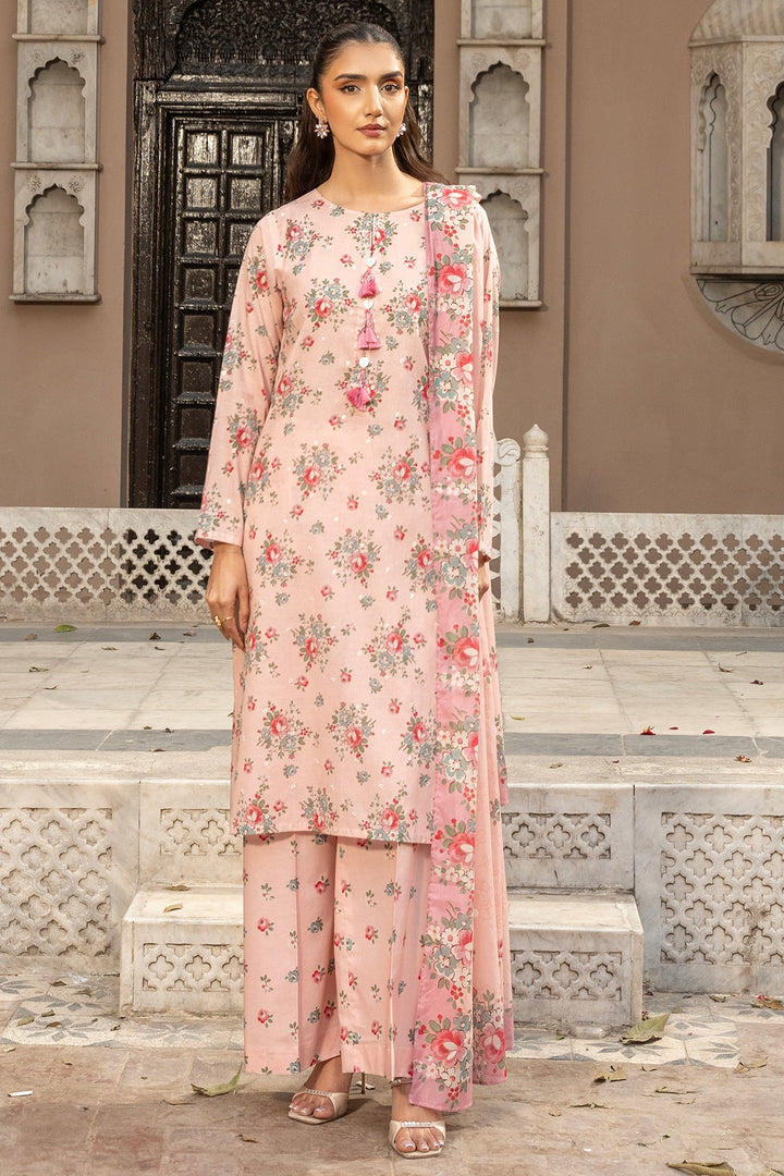 PRET EMBROIDERED & PRINTED LAWN 3 PCS