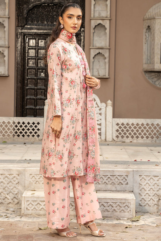 PRET EMBROIDERED & PRINTED LAWN 3 PCS