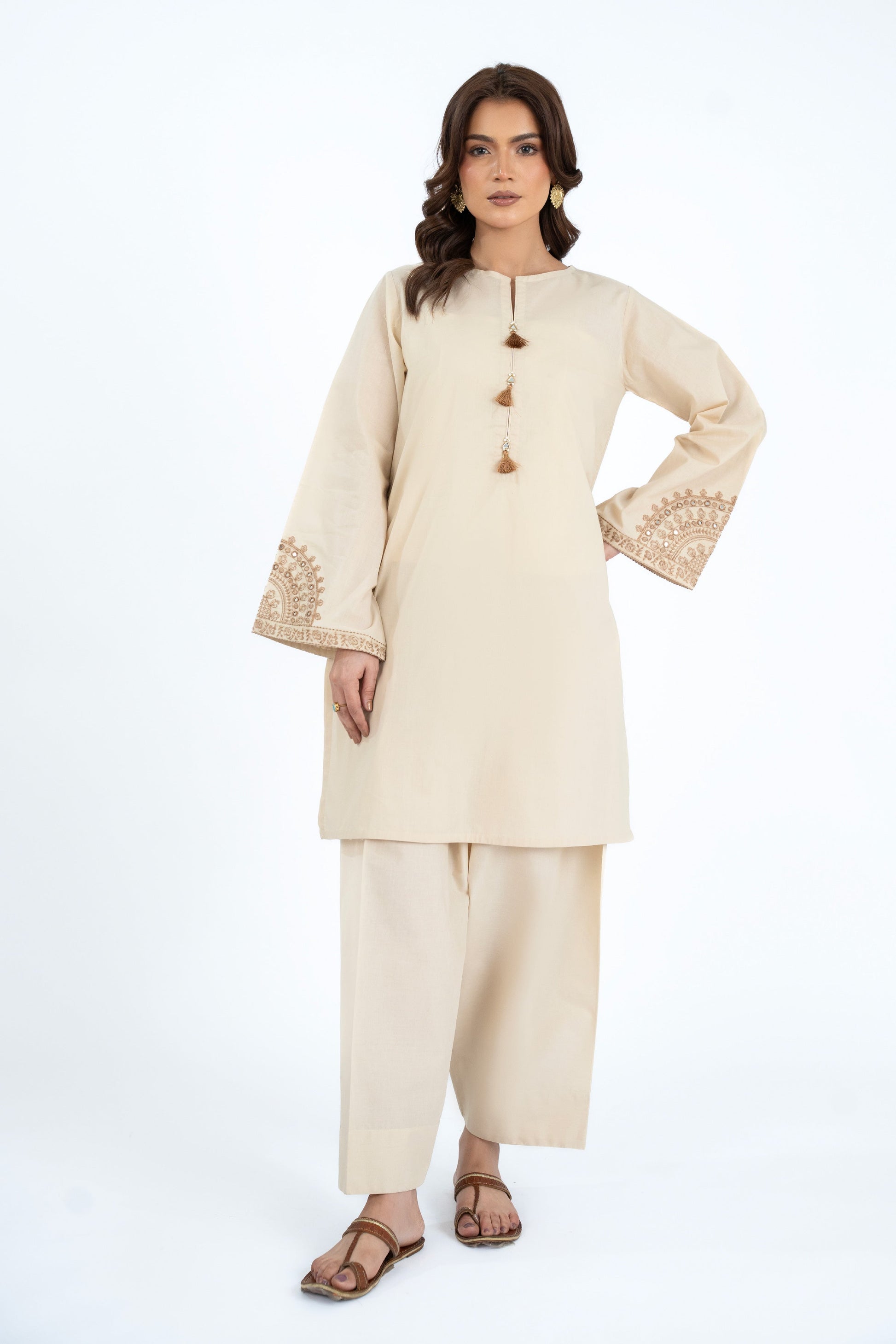 PRET EMBROIDERED & PRINTED LAWN 3 PCS