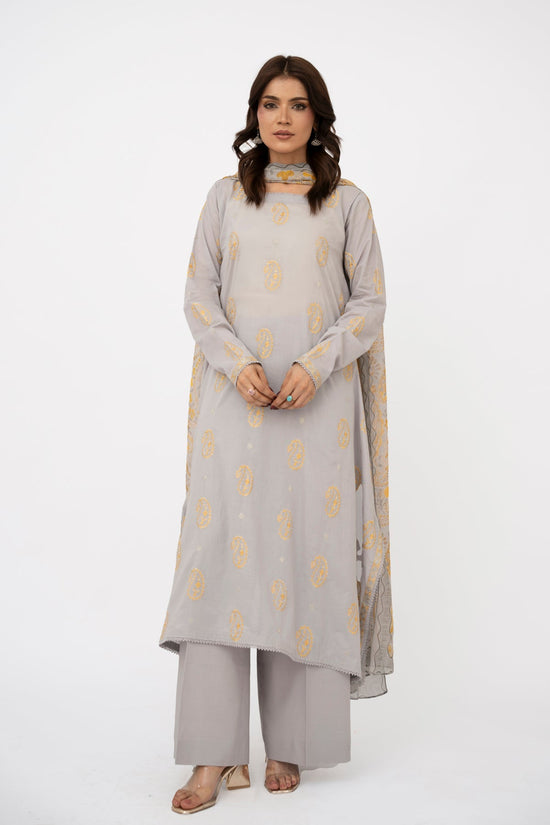 PRINTED & EMBROIDERED LAWN 3 PCS (UNSTITCHED)