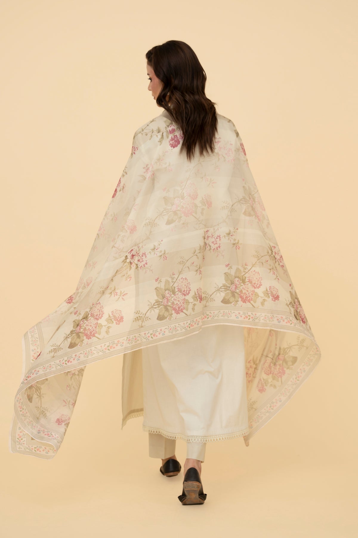 PRINTED INDAIN SILK 1 PCS (STITCHED)