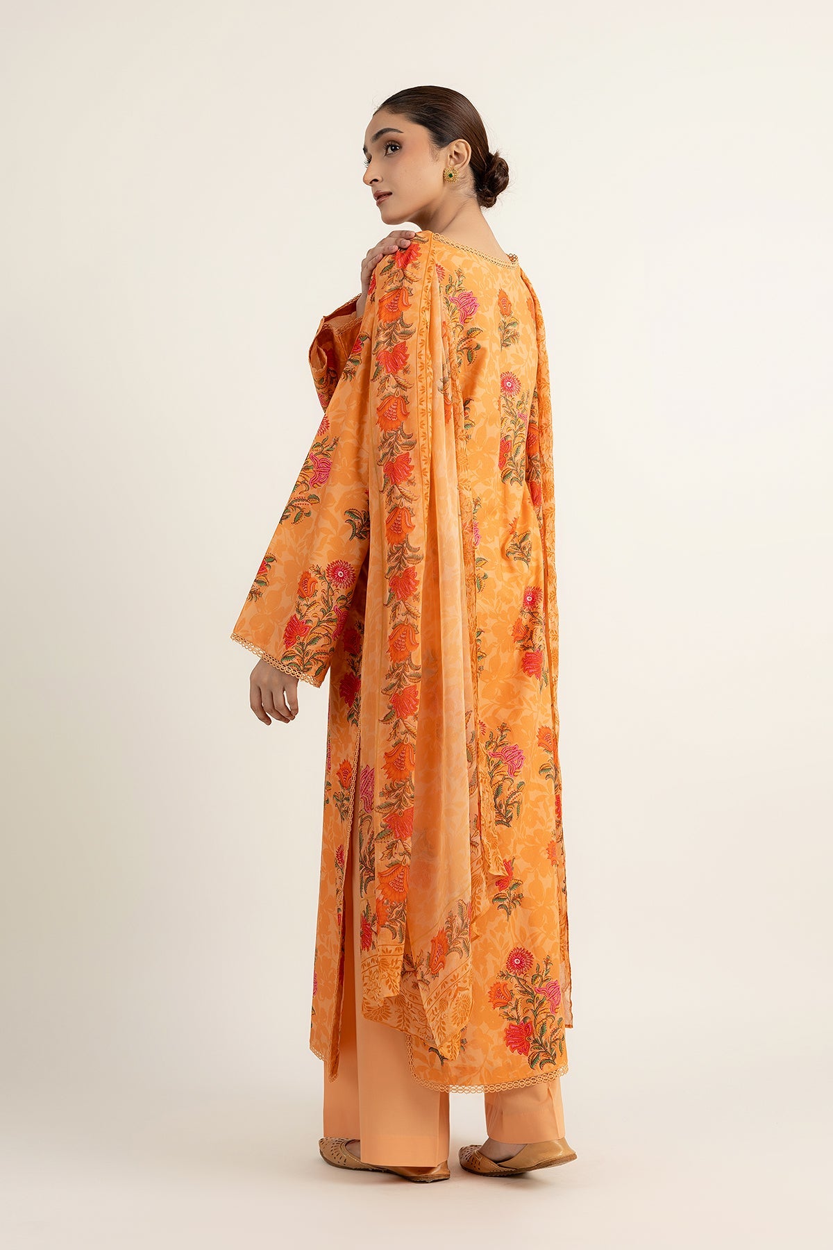 PRINTED CAMBRIC 3 PCS (UNSTITCHED)
