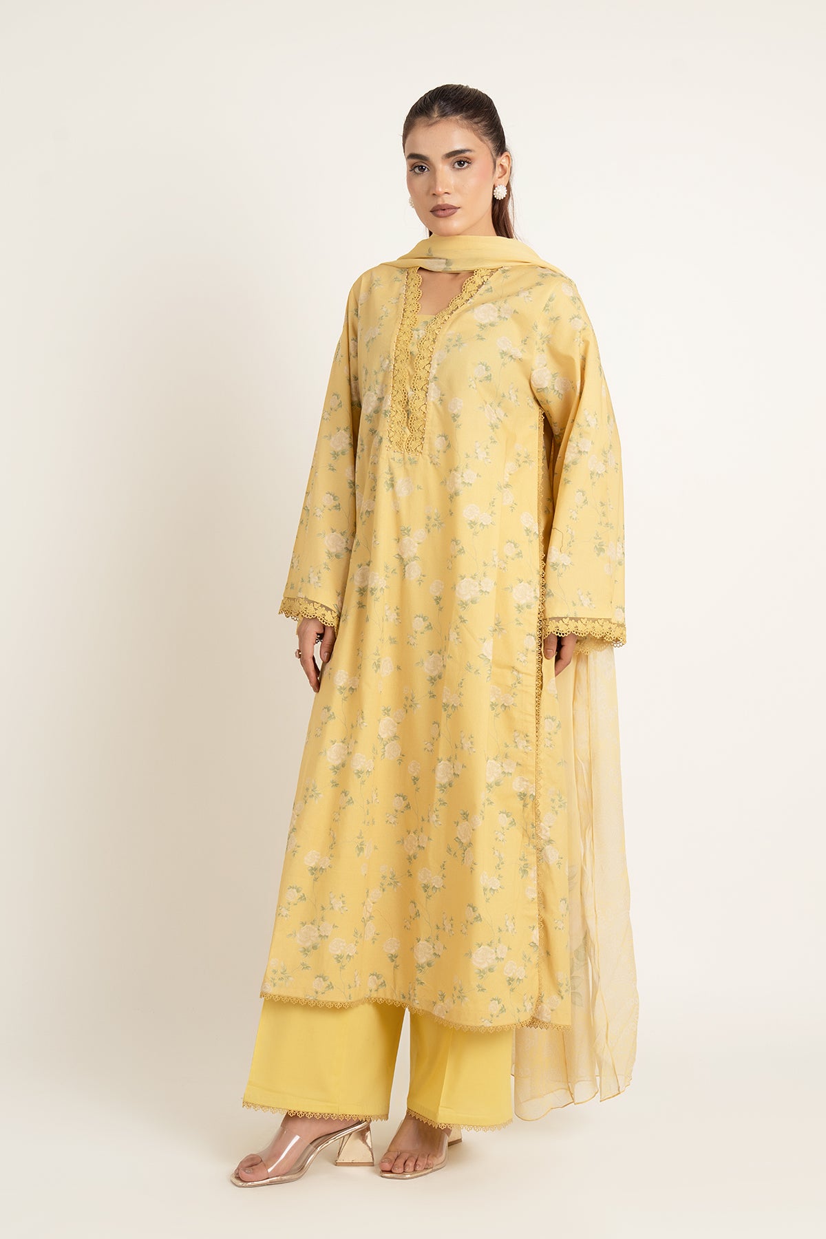 PRINTED CAMBRIC 3 PCS (UNSTITCHED)