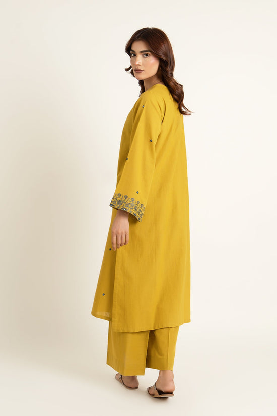 PRET EMBROIDERED & EMBELISHED SLUB KHADDAR 2 PCS