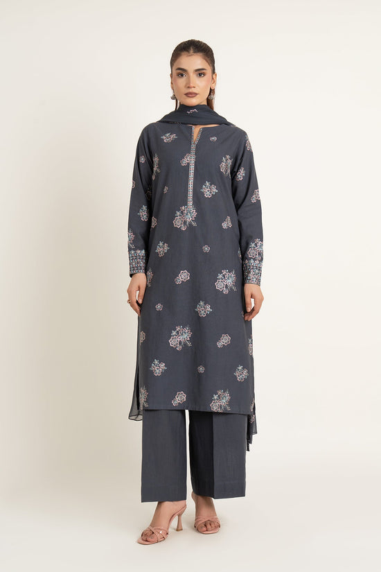 PRET EMBROIDERED SLUB KHADDAR 3 PCS