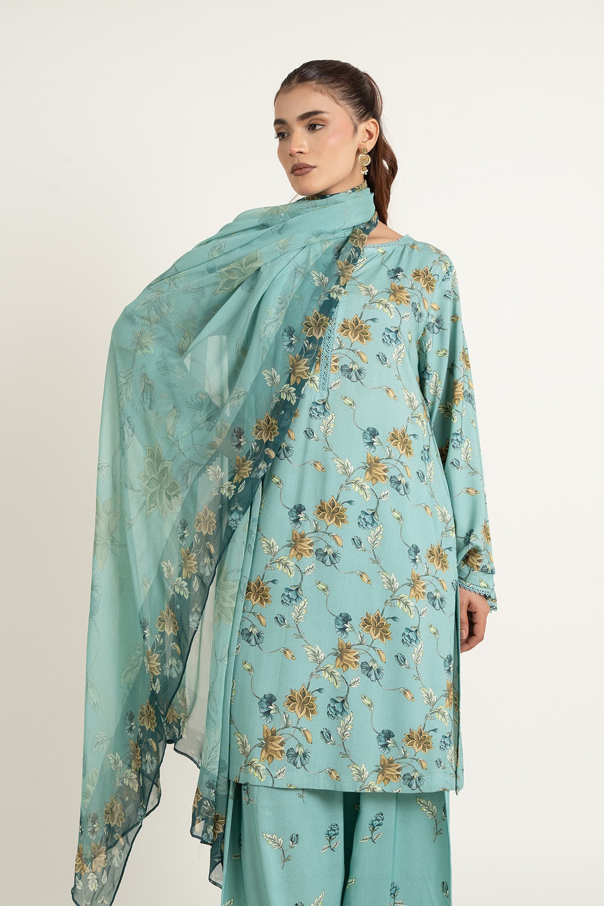 PRINTED LINEN 3 PCS (UNSTITCHED)