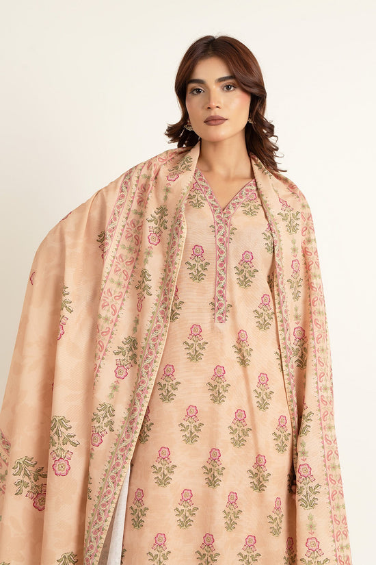 PRINTED SLUB KHADDAR 3 PCS (UNSTITCHED)