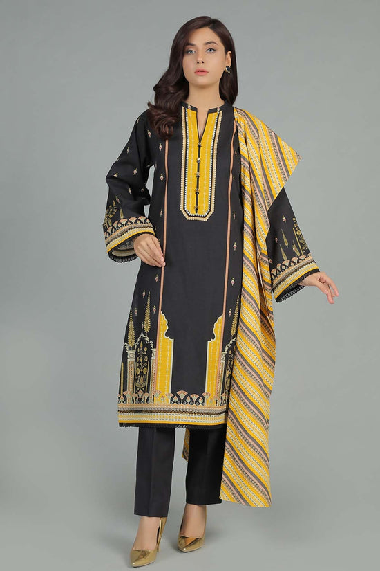 PRINTED KHADDAR 2 PCS