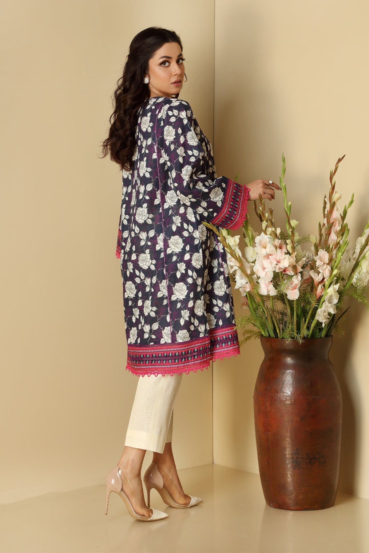 PRET PRINTED KHADDAR 1 PCS