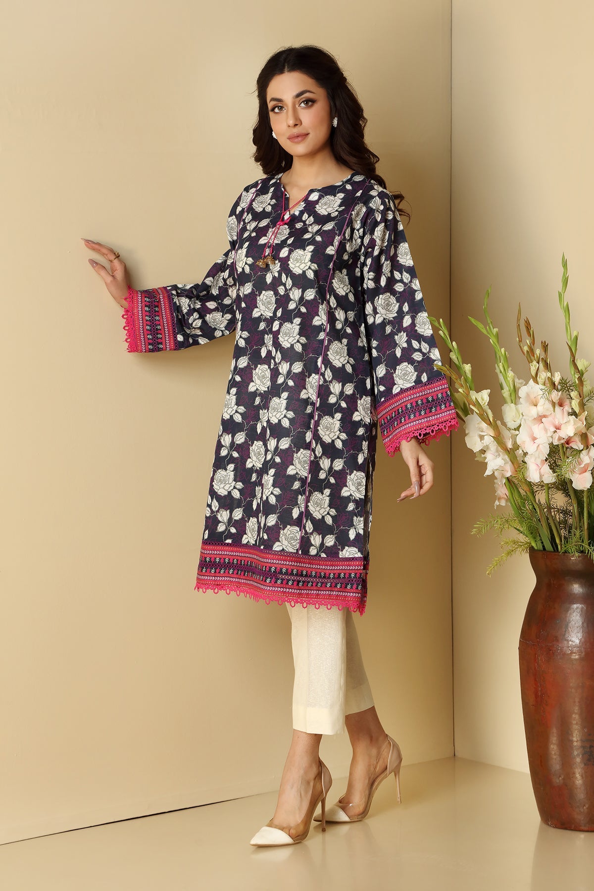 PRET PRINTED KHADDAR 1 PCS