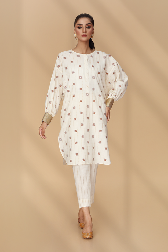 PRET BLOCK PRINTED COTTON JACQUARD 1 PCS