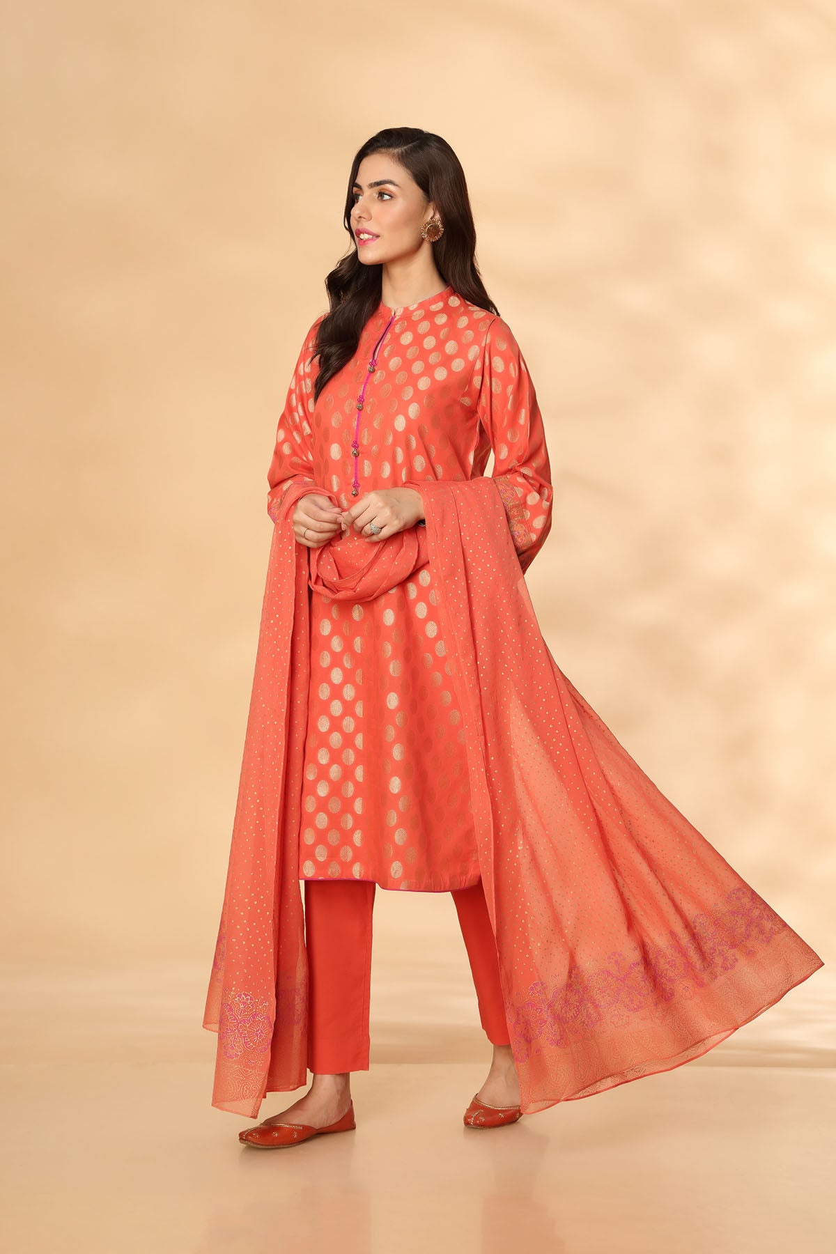 PRET PRINTED COTTON JACQUARD 3 PCS
