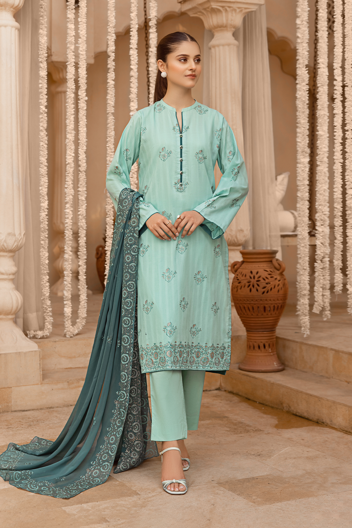 PRET PRINTED  COTTON JACQUARD 3 PCS