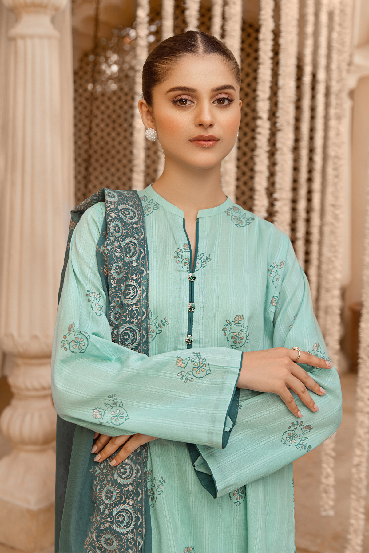 PRET PRINTED  COTTON JACQUARD 3 PCS