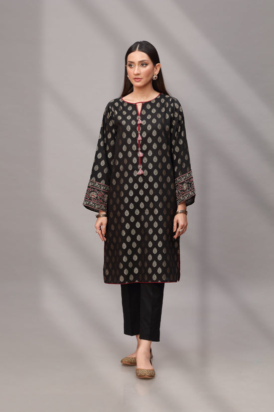 PRET PRINTED & EMBROIDERED COTTON JACQUARD 2 PCS