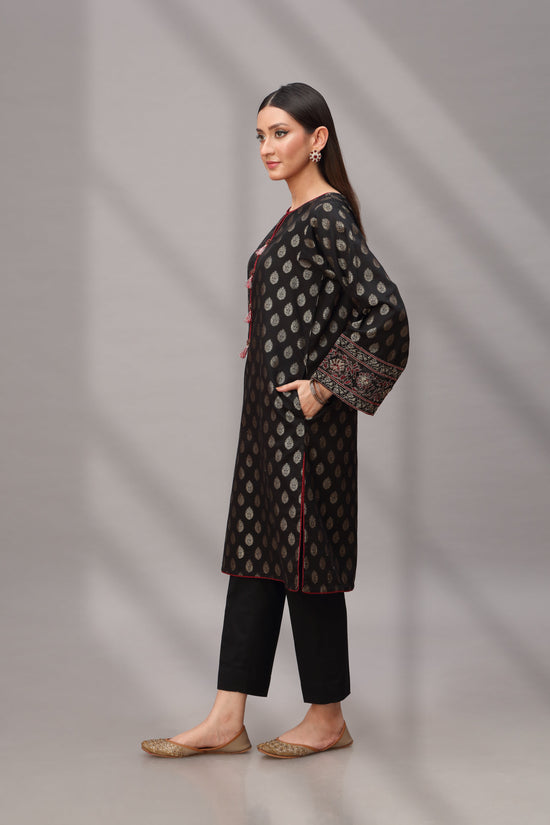 PRET PRINTED & EMBROIDERED COTTON JACQUARD 2 PCS