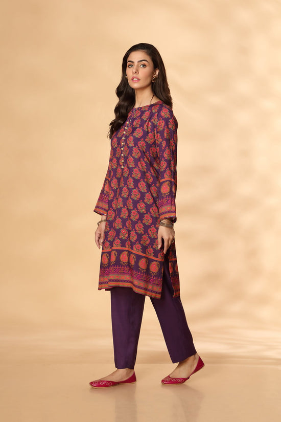PRET PRINTED RAW SILK 2 PCS