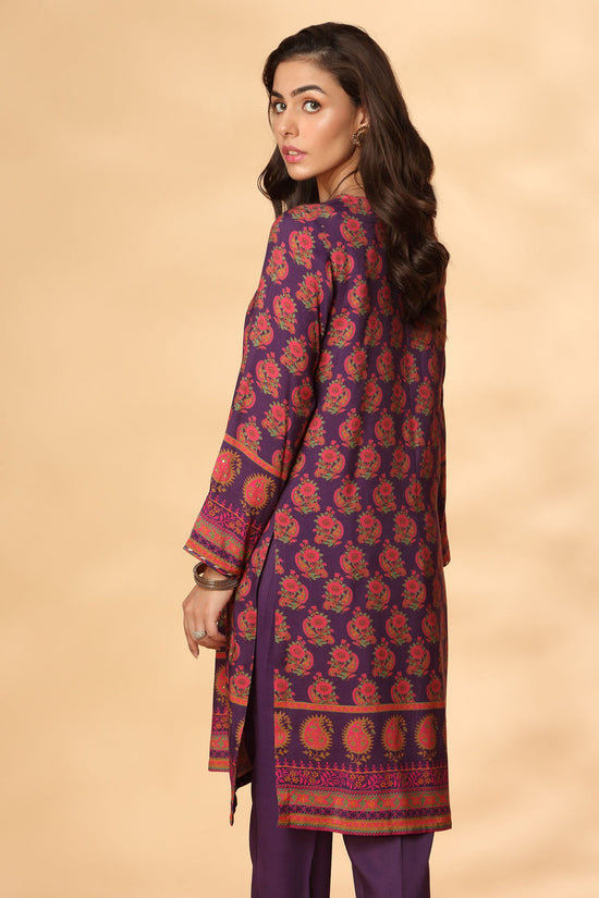 PRET PRINTED RAW SILK 2 PCS