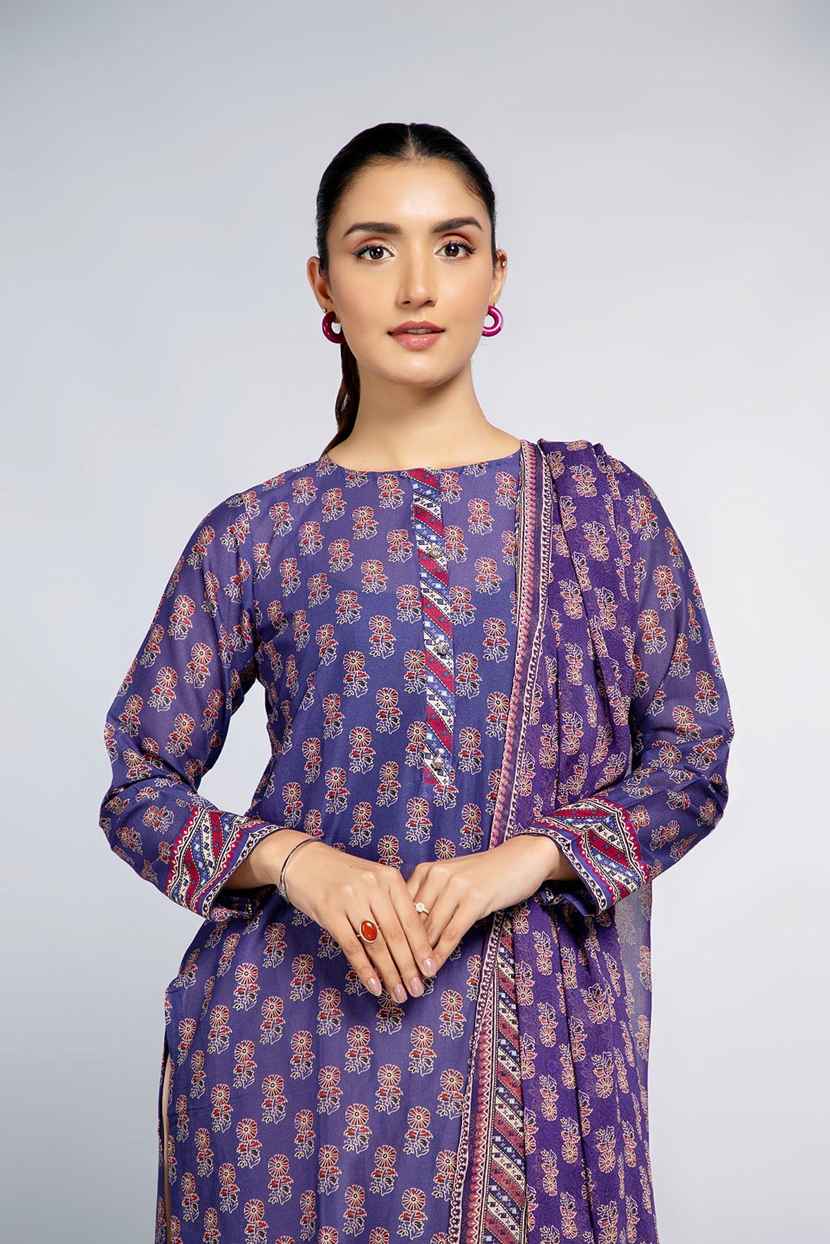 PRET PRINTED LAWN 2 PCS