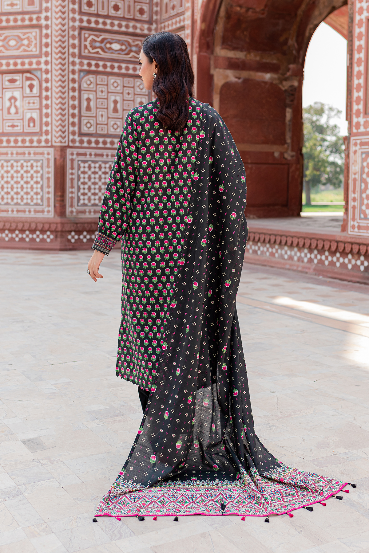 PRINTED KHADDAR 3 PCS (UNSTITCHED)